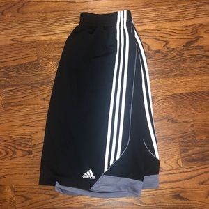 Black adidas basketball shorts NEW